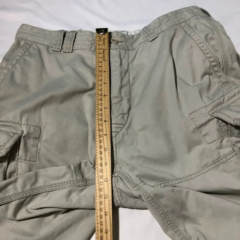 Polo Ralph Lauren mens classic chino cargo shorts 34 light khaki preppy classic